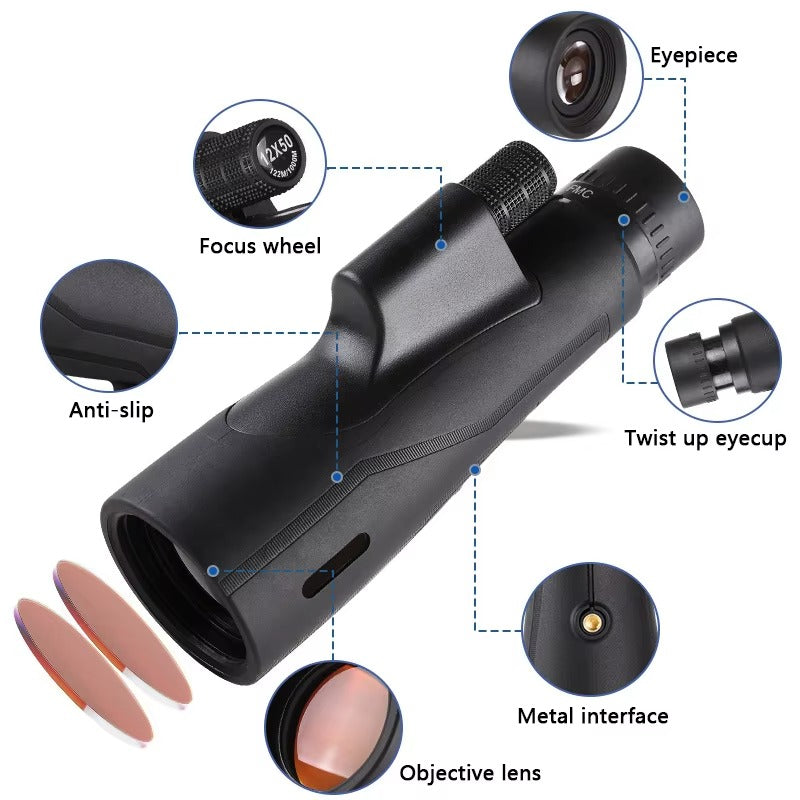 SkyZoom | Portable High-Resolution Monocular Telescope