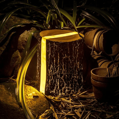 Timberglow - Wooden LED Garden Lamp for Cozy Outdoor Ambiance & Lighting-2