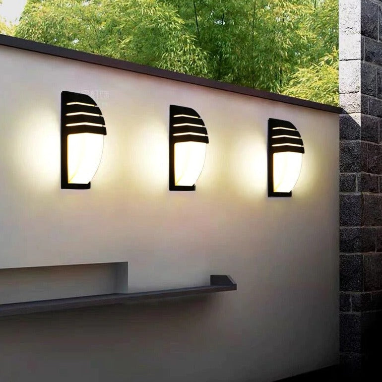 Lumisense - Solar Outdoor Wall Lamp with Motion Sensor & Weather Resistance-4