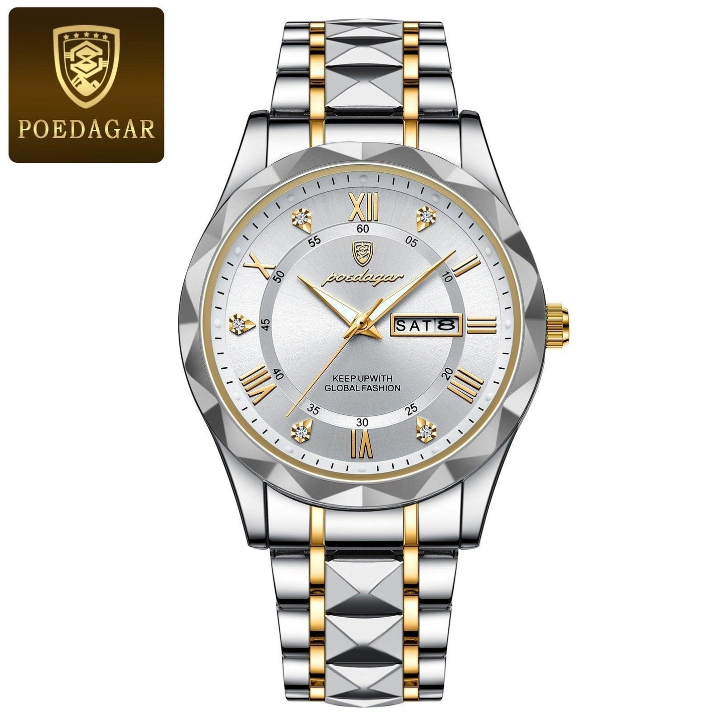 Variant image for Luxurious Waterproof Men's Wristwatch – Stylish Stainless Steel Timepiece with Accurate Quartz Movement-4