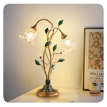 BotanicaGlow – Nature-Inspired Table Lamp with Floral Touch