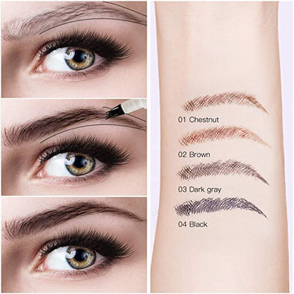 Precision Brow Pro - Waterproof Eyebrow Pencil with 4-Tip Applicator-2