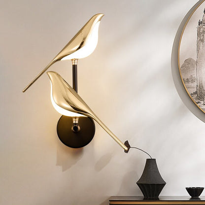 GlowFeather – Modern LED Bird Wall Lamp