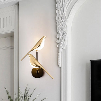 GlowFeather – Modern LED Bird Wall Lamp