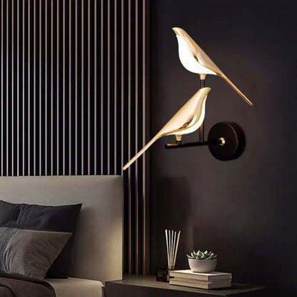 GlowFeather – Modern LED Bird Wall Lamp