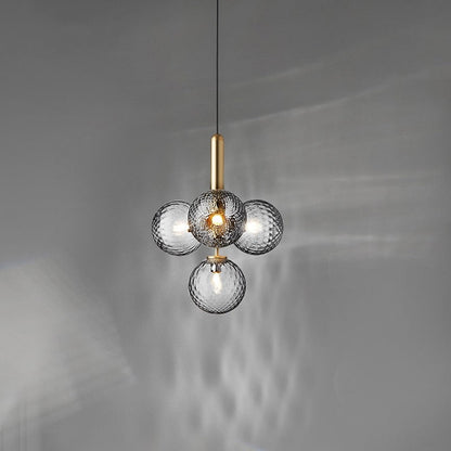 CrystalGlow – Lámpara Colgante Moderna de Vidrio y Aluminio