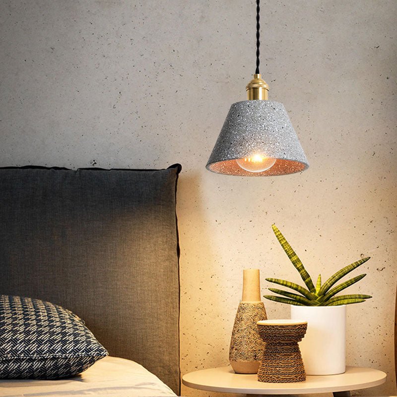 UrbanLume – Lampada a sospensione in cemento moderno
