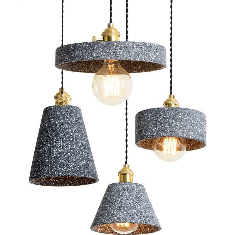 UrbanLume – Lampada a sospensione in cemento moderno