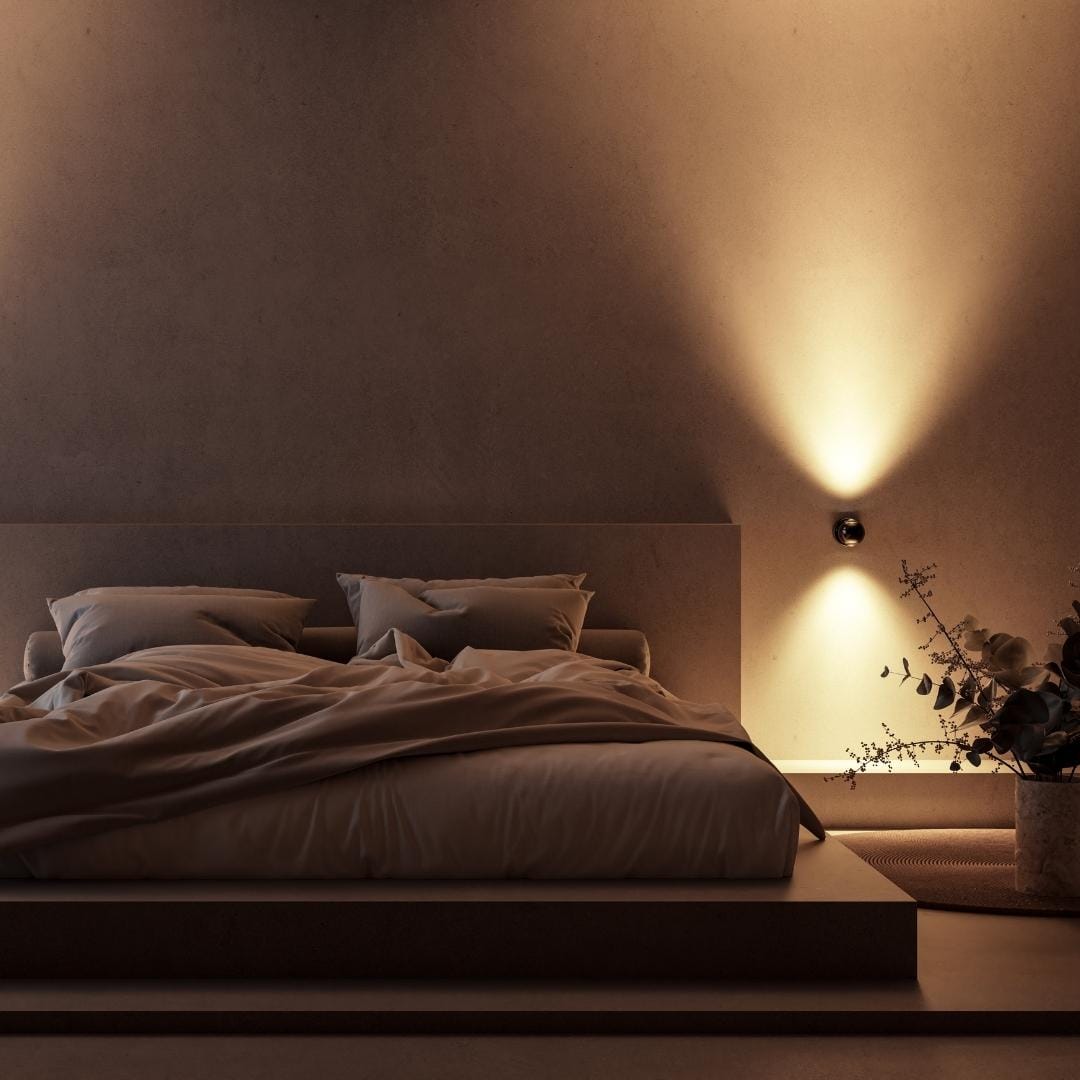 OrbLume – LED Wall Light with Rotation and Remote