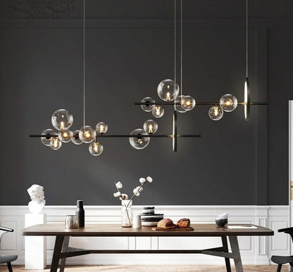 RadiantGlow - Elegant Mouth-Blown Pendant Light