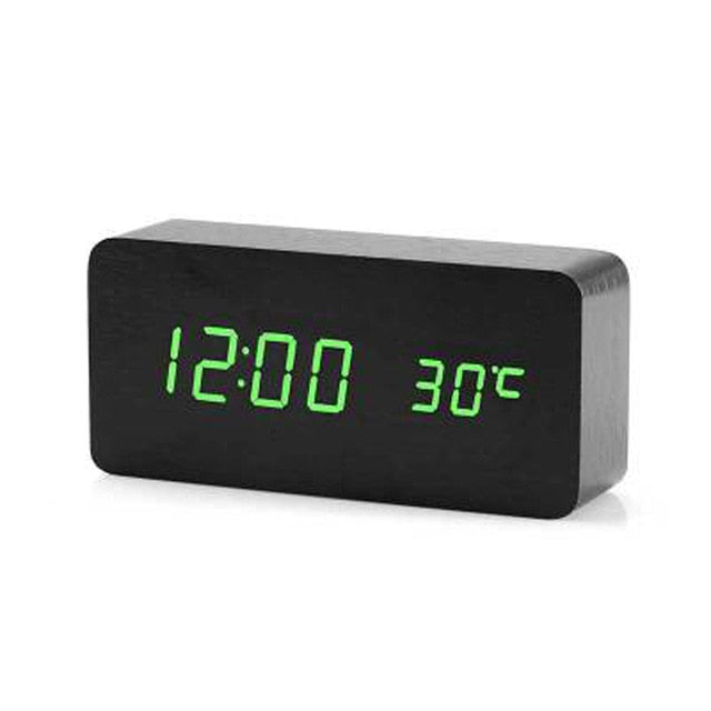 Variant image for Minimalistic Digital LED Alarm Clock with Voice Control – Sleek Design and Clear Display for Effortless Mornings-14
