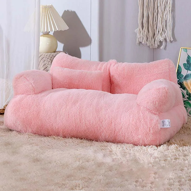 Plush Fleece Dog Sofa Bed for Ultimate Comfort – Spacious and Machine Washable Cat Sofa-5
