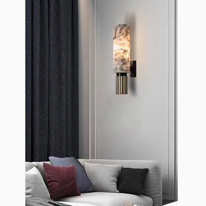 LuxeLume – Refined Marble Wall Lamp