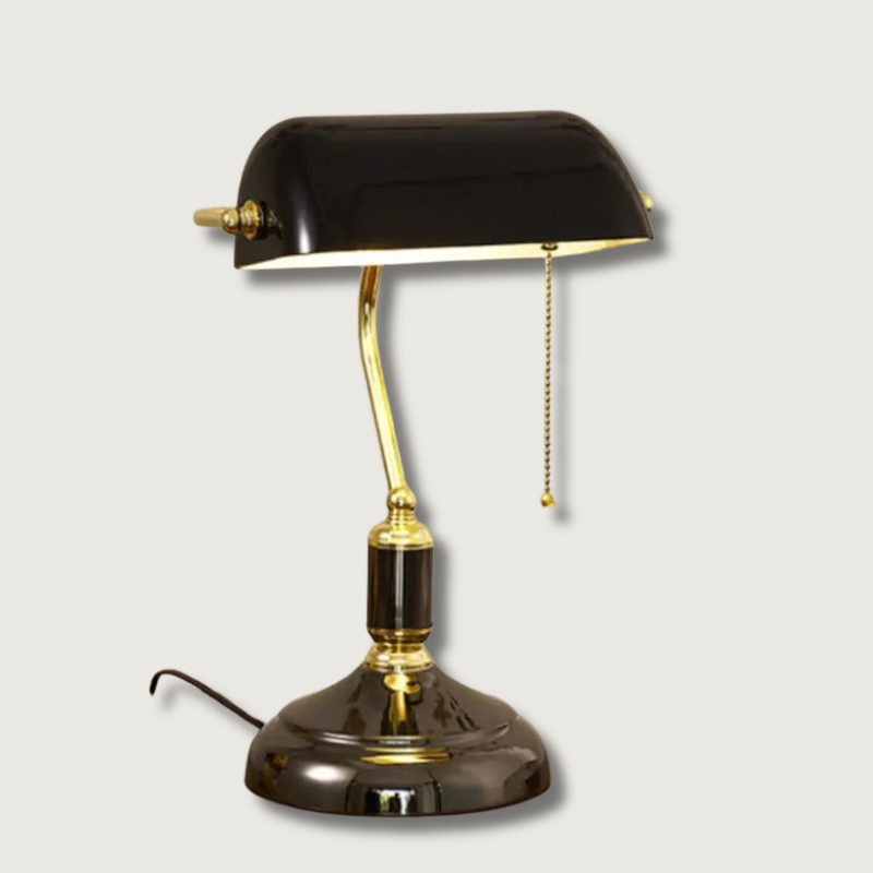 GlassOpulence - Stylish European Table Lamp