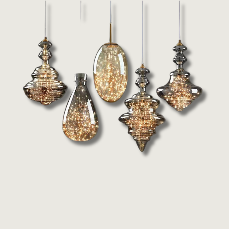 NebulaGlow - Grey Hanging Lamp