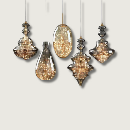 NebulaGlow - Grey Hanging Lamp