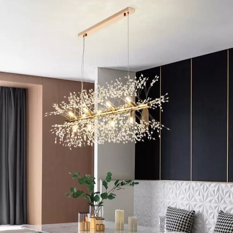 CrystalGlare – Elegant Crystal Snowflake Chandelier