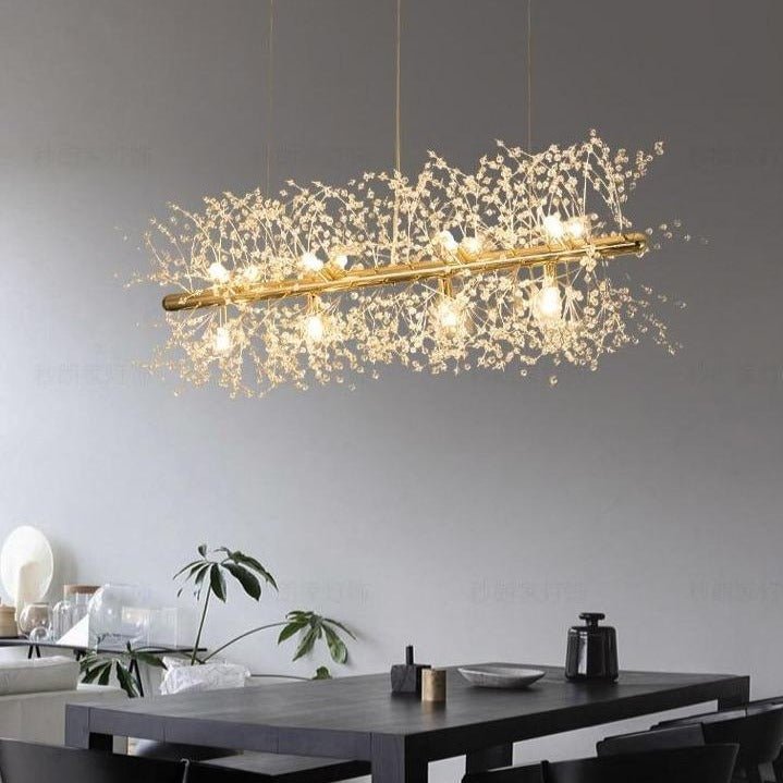 CrystalGlare – Elegant Crystal Snowflake Chandelier