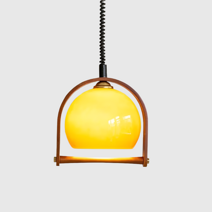 HoutLuxe - Bauhaus Geïnspireerde Pendellamp