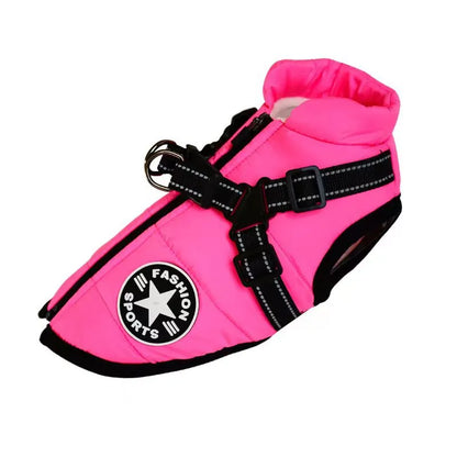 Variant image for Waterproof Dog Coat with Built-in Harness – Warm, Weather-Resistant Dog Jacket for All Breeds-31
