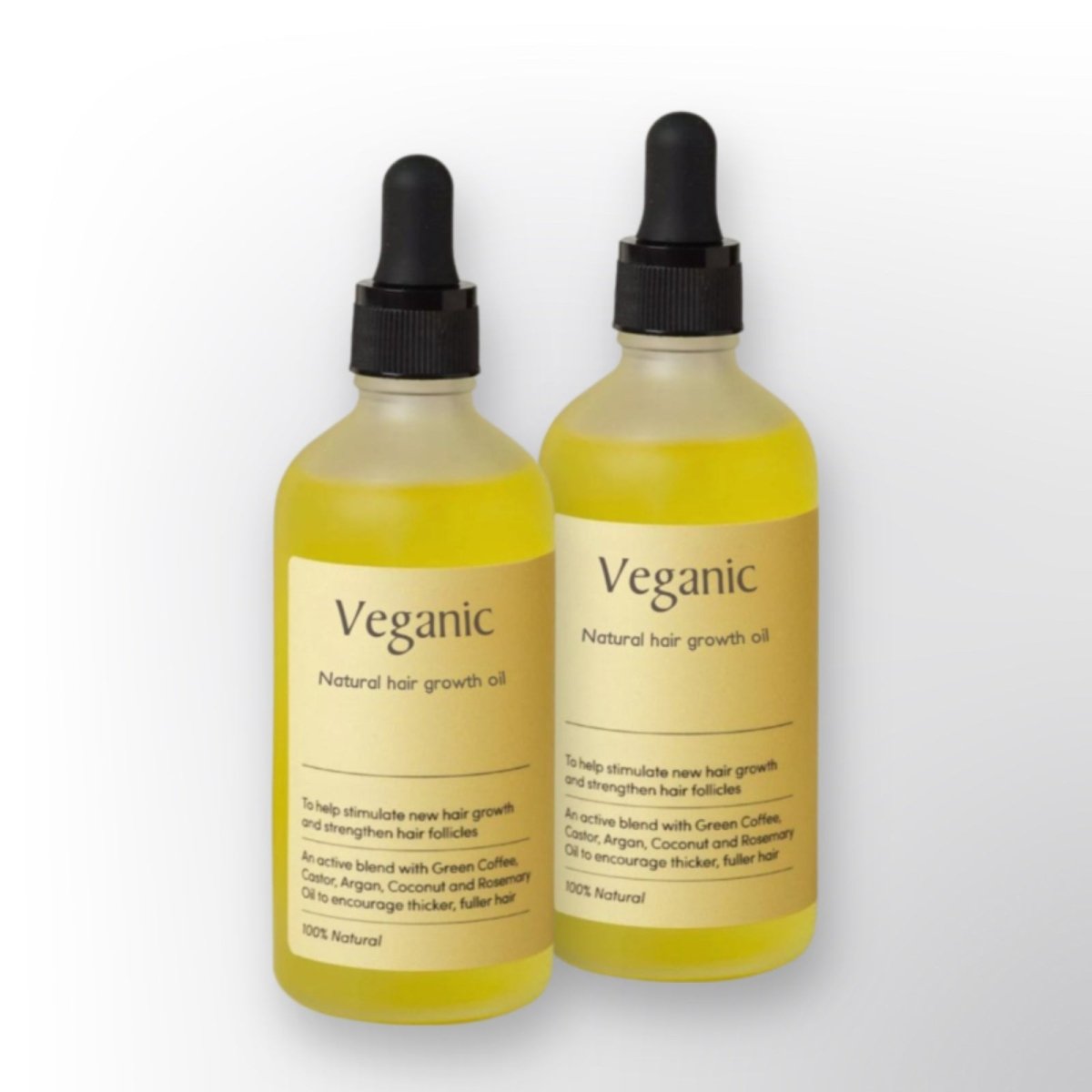 Veganic Glow - 100% Naturalny Olejek Wzmacniający Wzrost Włosów