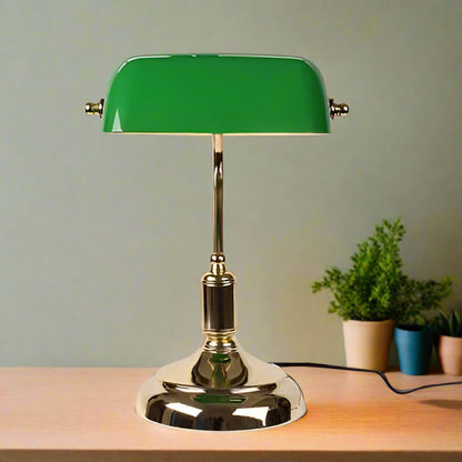GlassOpulence - Stylish European Table Lamp